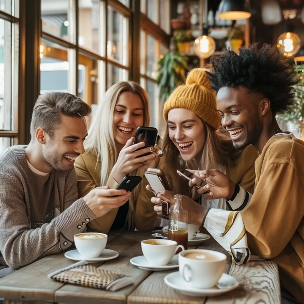 People at cafe